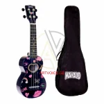 Mahalo MA1HEBK Soprano Ukulele, Heart, Black, With bag უკულელე შალითით
