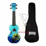 Mahalo MD1HABUB Soprano Ukulele, Hawaii, Blue Burst, With bag უკულელე შალითით