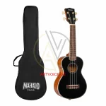Mahalo MP1EBK Pearl Series, Soprano Ukulele, Solid Top, Black, With MEQ2 Preamp,With bag უკულელე შალითით